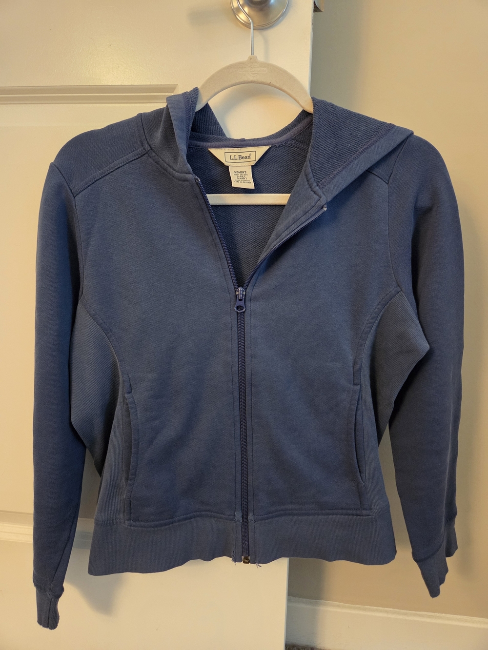 L.L.Bean Blue Zip-Up Hoodie